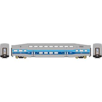 Bombardier Bi-Level Commuter Coach in AMT - Montreal Light Gray & Blue #2022