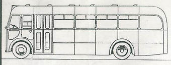 Bristol/ECW SC4LK B35F s/deck late 1950's bus