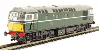 Class 26/1 diesel D5339 in BR green with small yellow panels