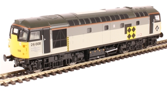 Class 26/0 26008 in BR railfreight coal sector grey