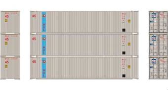 45' Containers MOL - pack of 3