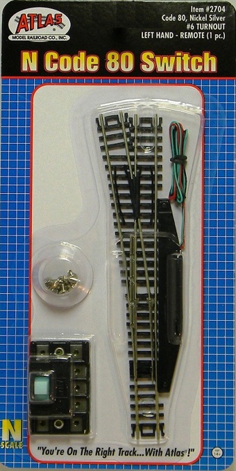 Code 80 Track Remote Left Hand 6 Turnout