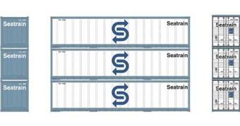 40' Smooth Side Containers Sea Train - pack of 3