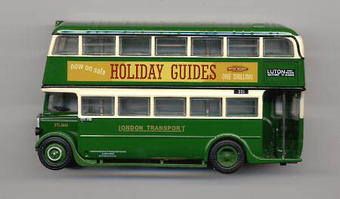 Country area green STL 1937 d/deck rear platform bus "London Transport"