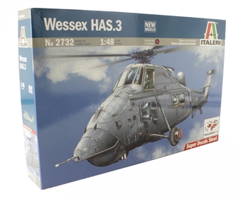 Westland Wessex HAS.3 Anti-Submarine/Search & Rescue helicopter (includes decals for FAA/Navy & RAF Rescue)