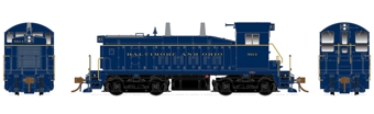 SW1200 EMD of the Baltimore and Ohio #9614 - digital sound fitted