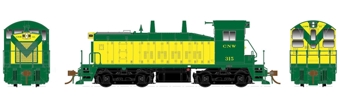 SW1200 EMD of the Chicago and North Western #313 - digital sound fitted