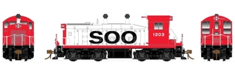 SW1200 EMD of the Soo Line #1205 - digital sound fitted