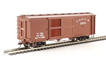 Ventilated box car "D & RGW"
