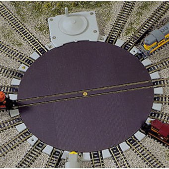 N Gauge Manually Operated Turntable, 7.5 diameter