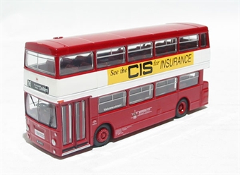 DMS type Daimler Fleetine d/deck bus "Warrington Borough Transport"