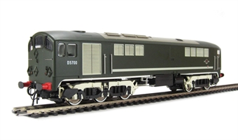 Class 28 Co-Bo D5700 in BR green with no yellow panels and modified windows
