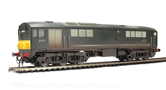 Class 28 Co-Bo Diesel D5718 BR Green with Small Yellow Panels - weathered