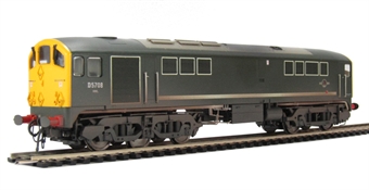 Class 28 Co-Bo Diesel D5708 BR Green with Full Yellow Ends (Weathered). 