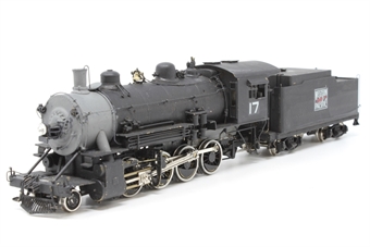 Class 1 2-8-0 of the Western Pacific Railroad (unpainted brass loco)