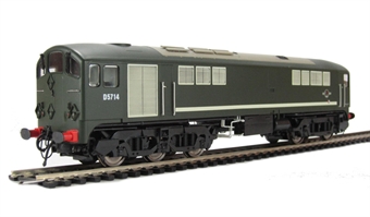 Class 28 Co-Bo Diesel D5714 Full BR Green - with modified windows.