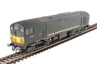 Class 28 CoBo D5709 in BR green with small yellow ends - lightly weathered