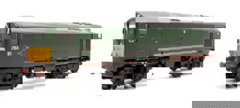 Class 28 Co-Bo BR Green Small Yellow Panels D5704 Diesel Locomotive - DCC Sound & Weathered