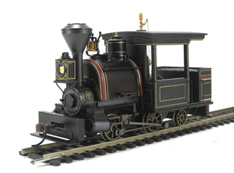 Porter 0-4-2 - Black, Maroon & Gold Unlettered - DCC Sound