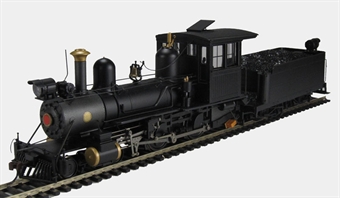 4-4-0 Outside Frame Loco Painted Steel Cab steam loco - DCC Fitted