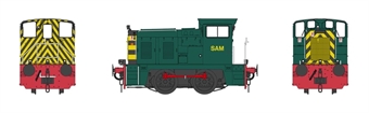 Class 02 'SAM' ex-D2868 in industrial green - weathered