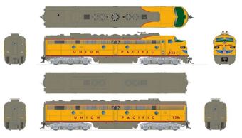 E8A & E8B EMD 938 & 938B of the Union Pacific - digital sound fitted