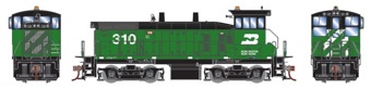 SW1500 EMD 317 of the Burlington Northern 