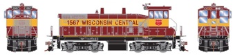 SW1500 EMD 1567 of the Wisconsin Central - digital sound fitted 