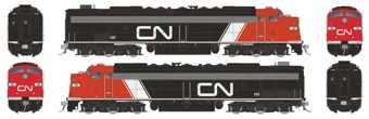 E8A & E8A EMD 102 & 103 of the Canadian National - digital sound fitted
