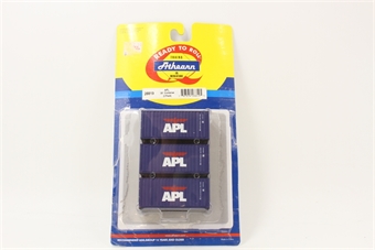 20' containers 'APL' (Pack of 3)