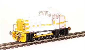 Class 07 shunter 07003 in British Industrial Sand livery