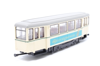 Old-Time two-axle tram trailer car - 'Cologne'