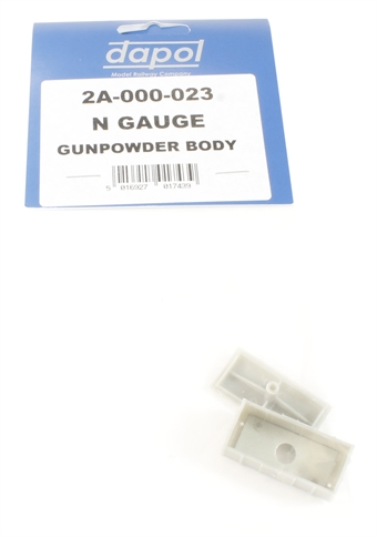 Unpainted body for 4-wheel gunpowder van