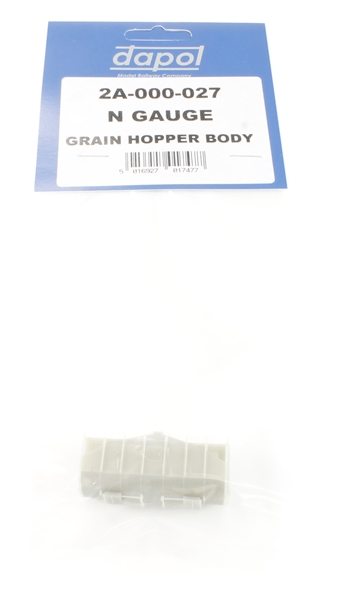 Unpainted body for bulk grain hopper wagon