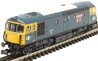 Class 33/1 33112 "Templecombe" in BR blue with black window surrounds - Digital fitted