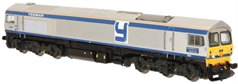 Class 59/0 59005 "Kenneth J Painter" in Foster Yeoman silver - Digital fitted