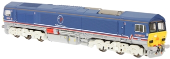 Class 59/2 59204 in National Power blue - Digital sound fitted