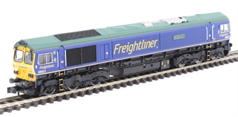 Class 66/6 66623 "Bill Bolsover" in Freightliner blue