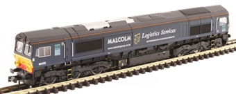 Class 66/4 66405 in DRS / Malcolm Logistics blue