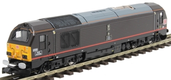 Class 67 67006 "Royal Sovereign" in Royal Train claret with DB logos - Digital fitted