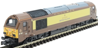 Class 67 67021 in Belmond British Pullman umber and cream- Digital fitted