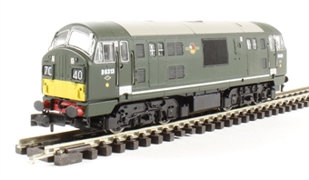 Class 22 D6313 in BR green with small yellow panels - Digital fitted