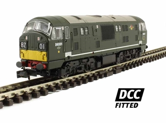 Class 22 D6331 in BR green with small yellow panels - Digital fitted