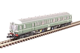 Class 122 'Bubble Car' W55000 in BR green with speed whiskers