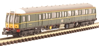 Class 122 'Bubble Car' W55003 in BR green with small yellow panels - as preserved