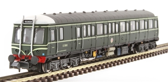 Class 122 'Bubble Car' W55003 in BR green with small yellow panels - as preserved