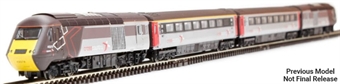 Class 43 HST 4-car book set in Cross Country livery - 43285, 43321 with 2 Mk3 coaches