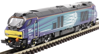 Class 68 68034 in Direct Rail Services blue - Digital fitted