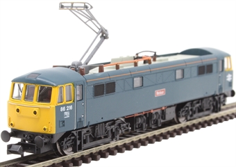 Class 86/2 86216 "Meteor" in BR blue
