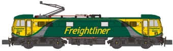Class 86/6 86632 in Freightliner Powerhaul green & yellow